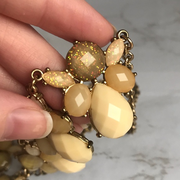 Resin Stone Statement Necklace Chunky Necklace - Picture 2 of 5